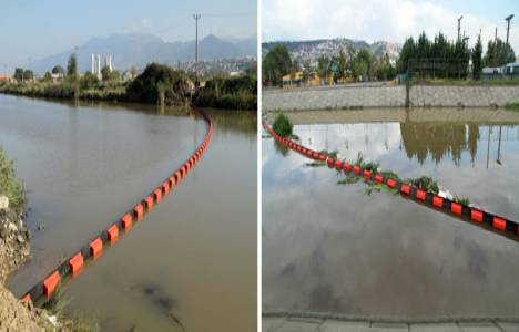 İzmit Körfezi bariyer sitemiyle atıklardan korunuyor!