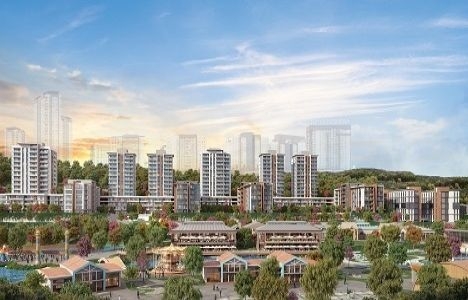 İstanbul daki 13 bahçeli konut projesi!