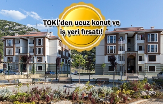 TOKİ 159 iş yeri ve 55 konutu satışa çıkardı!