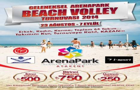 ArenaPark Beach Volley Turnuvası gelenekselleşiyor!