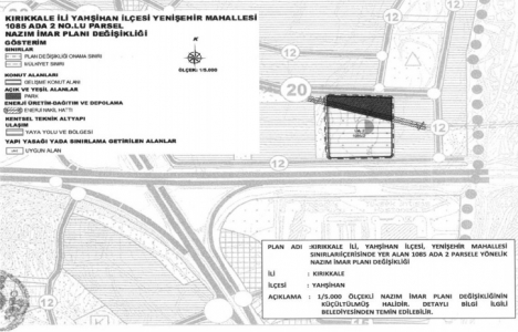 Kırıkkale Yahşihan daki hazine arazinin imar planı onaylandı!
