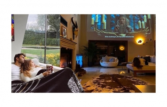 Gamze Erçel’in iki katlı cam evi! 