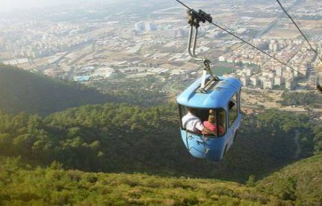 Denizli teleferik projesinde başlangıç istasyonu tamamlandı!