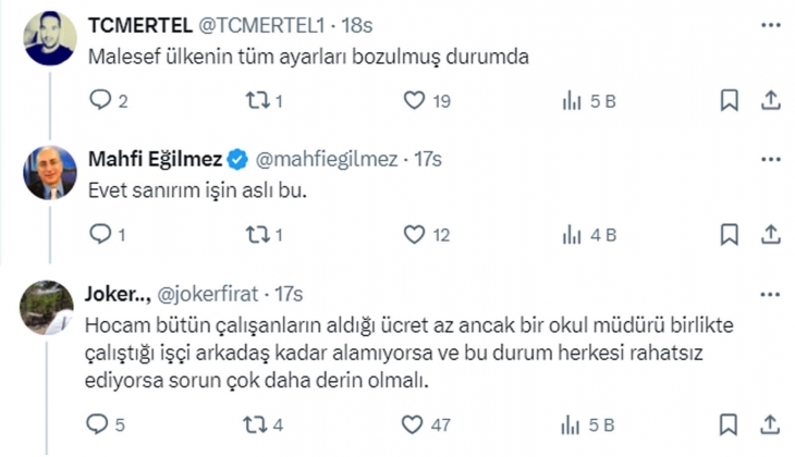 Mahfi Eğilmez: Kamu işçilerinin zammı da yüzde 49,25 e çıkarılsın! 