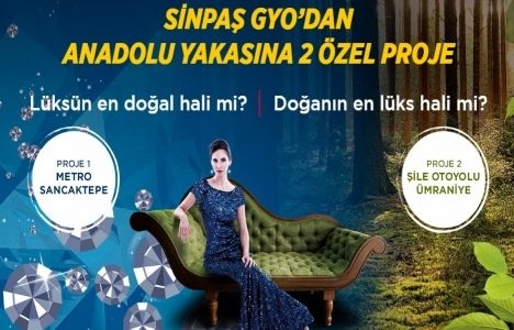 Sinpaş GYO Anadolu Yakası projeleri yeni!