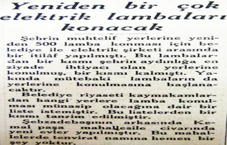 1931 yılında İstanbul Aydınlatılmış!