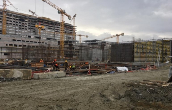 Başakşehir Şehir Hastanesi’nin yüzde 35 i bitti!