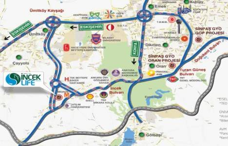 Sinpaş GYO İncek Life nerede? Yüzde 1 KDV!