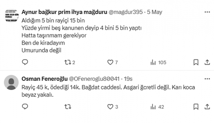 Mağdur ev sahibinden gazetecilere yanlış haber isyanı! 10 bin TL den düşük kira...