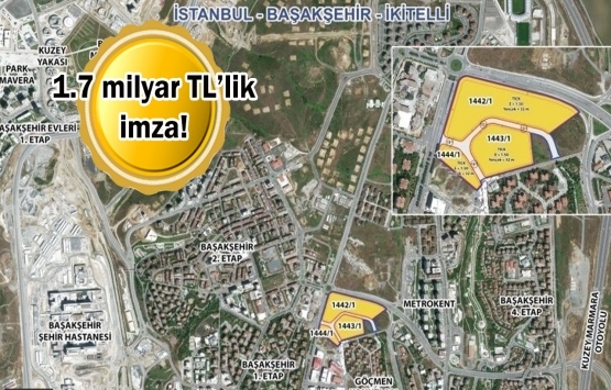 Emlak Konut GYO İkitelli 2. Etap arsası için imzalar atıldı!