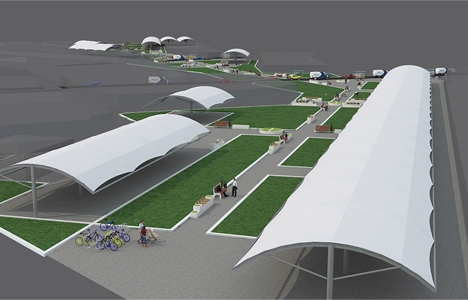 Ataşehir Belediyesi nden sosyal donatılı kapalı pazar alanı!