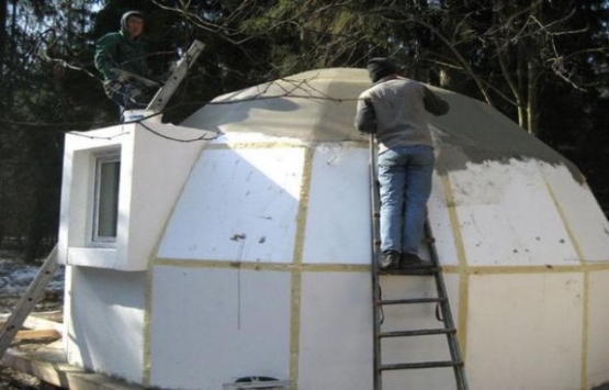 Japonya daki köpük evler 2 saatte yapılıyor!