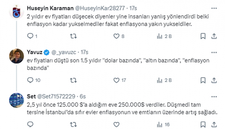 Faiz düşer, dolar artarsa 7 milyon TL lik ev 10 milyon TL ye kadar yükselebilir! 
