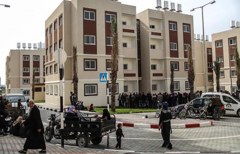 TİKA'nın Gazze'de inşa ettiği konutlar teslim edildi!