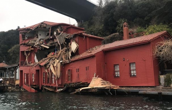 Hekimbaşı Salih Efendi Yalısı'ndaki hasar tespit ediliyor!