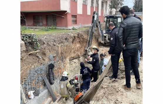 Avcılar da inşaat alanında göçük meydana geldi!