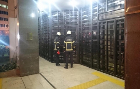 Merkez bankası İzmit şubesinde yangın!