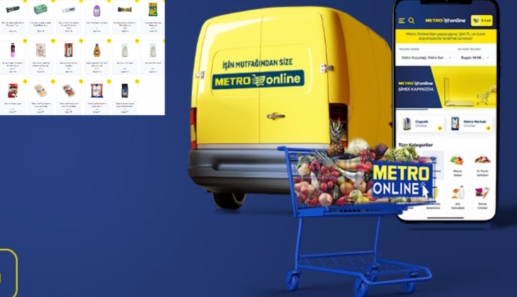 Metro online markette 17 adet ürünün fiyatı dibi gördü! 5 kg Bor toz şeker, Mehmet Efendi Türk kahvesi, Balparmak bal...