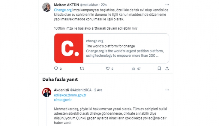 Mağdur Ev Sahipleri Dayanışma Platformu ndan anket ve imza kampanyası!