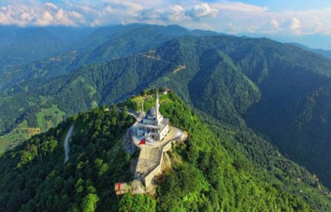 Rize Kıble Dağı Camii 14 ayda tamamlandı!