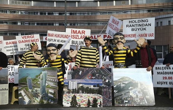 Balçova arsa mağdularından ilginç eylem!