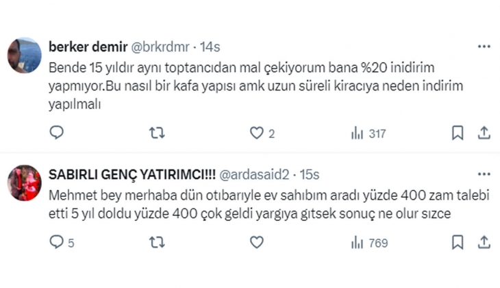 Kira tespit davalarında son dakika: Yüzde 10-20 oranında indirim yapılmalı!