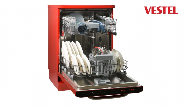 Vestel BM 5001 Retro Kırmızı 5 Programlı Bulaşık Makinesi 9.700 TL! Özellikleri neler? 20 Şubat 2023 fiyat listesi