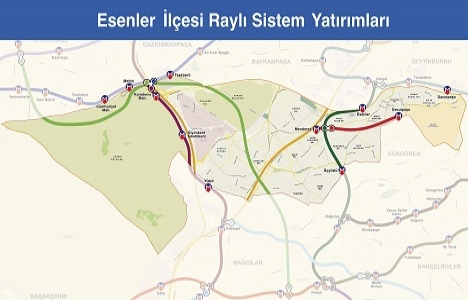 İşte İstanbul un raylı sistem haritası!