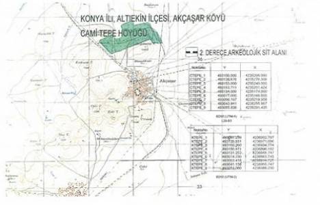 Konya Akçaşar Köyü'ndeki Camitepe Höyüğü sit alanı olarak belirlendi!