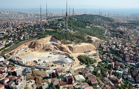 Çamlıca Camisi nin yüzde 90 ı tamam!