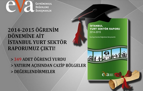 Eva Gayrimenkul 2014-2015 İstanbul yurt sektör raporu çıktı!