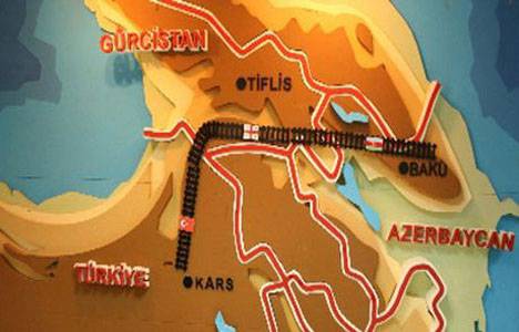 bakü tiflis kars demiryolu güzergahı