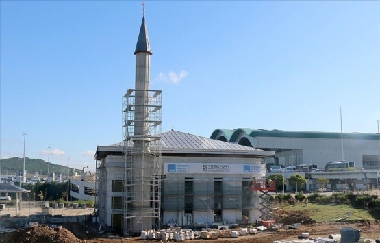 Sabiha Gökçen Havalimanı Camisi inşaatında sona gelindi!