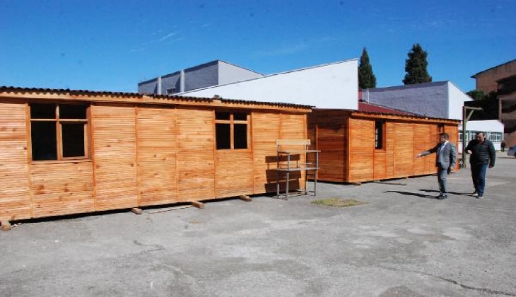 Ahşap konteyner sınıflar deprem bölgesi için hazır!