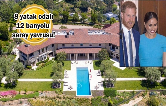 Prens Harry ile Meghan Markle 18 milyon dolarlık bu evde yaşıyor!