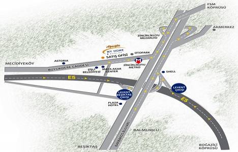 Ağaoğlu My Home Maslak nerede?