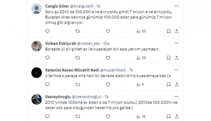 2010 da 100 bin TL ile bunu yapsaydınız şimdi 7 milyon TL niz olurdu! Borsadan nasıl para kazanılır? 