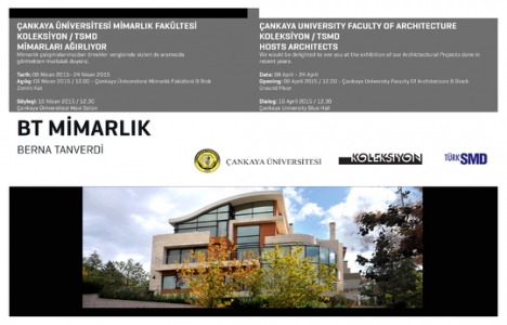 Koleksiyon/TSMD Mimarları Ağırlıyor-6 BT Mimarlık söyleşisi 16 Nisan'da!