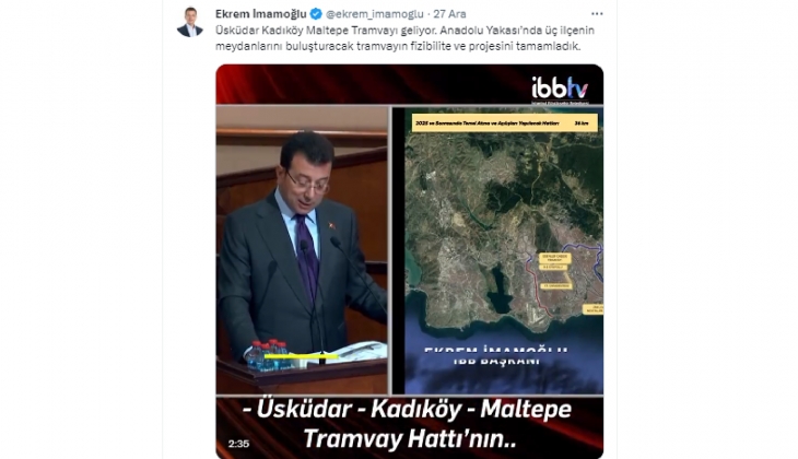 İstanbul Anadolu Yakası ndaki üç ilçeye tramvay geliyor!