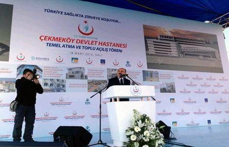 Çekmeköy Devlet Hastanesi nin temeli atılıyor! 