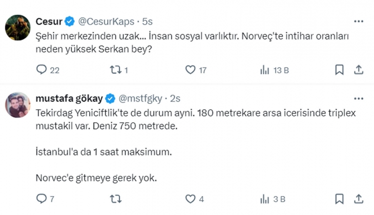 İstanbul da stüdyo daire parasına, Norveç te dubleks ev!