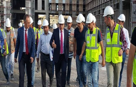Ergün Turan Esenboğa Külliyesi'nin inşaatını inceledi!