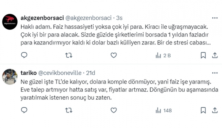 7 milyon TL lik evini satan faizden 310 bin TL kazanıyor! Konut yatırımı, faiz yatırımı mı mantıklı? Vatandaşlar ne dedi