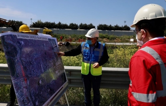 Ekrem İmamoğlu, 5 ilçedeki şantiyeleri gezdi!
