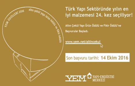 24. Yapı Ürün Ödülü'ne başvurular başladı!