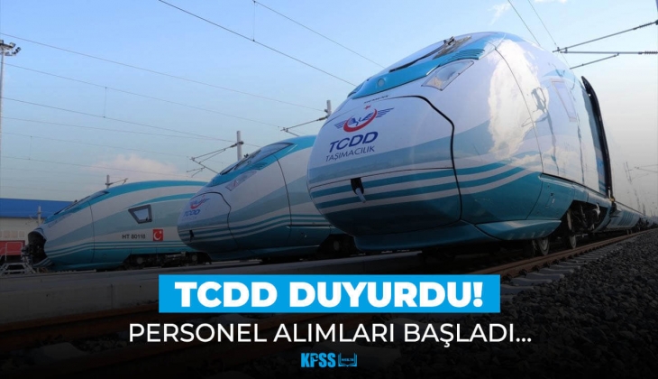 TCDD tarih verdi 100 personel alıyor! Personel alımı başvuru şartları nedir?