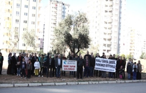 Çukurova Huzurevleri Mahallesi'nde yeşil alan tartışması!