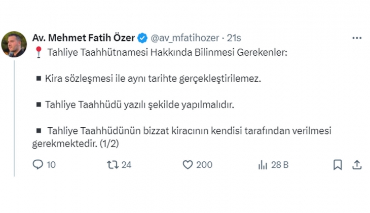 Ev sahipleri ve kiracılar hemen göz atın: Tahliye taahhütnamesinde nelere dikkat edilmeli? İşte o 6 madde!