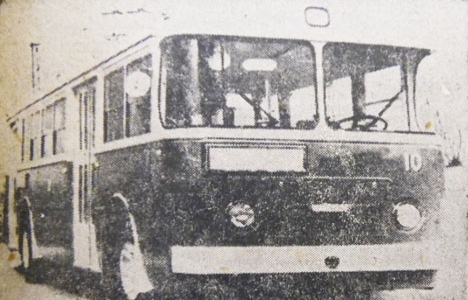 1961 yılında ilk defa kullanılacak olan İstanbul Troleybüsü!