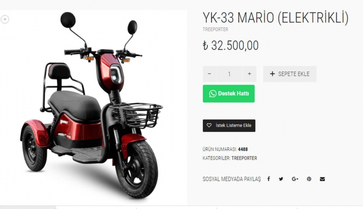 Yuki elektrikli Mario treeportera bu ay zam yok! Bu fırsat kaçmaz! İşte 1 Ekim 2022 fiyat listesi